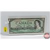 Image 1 : Canada $1 Bill 1954 *Replacement (Beattie/Rasminsky *AY0350041) (See Pics for Signatures/Serial Numb