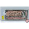 Image 1 : Canada $2 Bill 1954 *Replacement (Beattie/Rasminsky *BB1767936) (See Pics for Signatures/Serial Numb