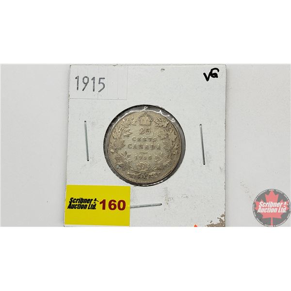 Canada Twenty Five Cent 1915