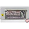 Image 1 : Canada $10 Bill 1954 *Replacement (Beattie/Rasminsky *BD0908161) (See Pics for Signatures/Serial Num