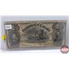 Image 1 : Dominion of Canada $1 Bill 1898 (Courtney 496774) (Ones Inward) (See Pics for Signatures/Serial Numb