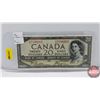 Image 1 : Canada $20 Bill 1954DF "Devil's Face" (Beattie/Coyne DE7198983) (See Pics for Signatures/Serial Numb