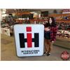 Image 1 : "International Harvester" Double Sided Dealer Sign (w/Brackets - See Pics!) (SIGN Measures 55-1/2"H 