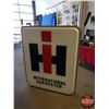 Image 2 : "International Harvester" Double Sided Dealer Sign (w/Brackets - See Pics!) (SIGN Measures 55-1/2"H 