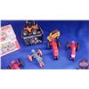 Image 4 : Tray Lot - Variety of Tractors (incl. Black Knight, etc) (Scale 1/64) AND Keychains, Friction Toy, P