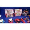 Image 5 : Tray Lot - Variety of Tractors (incl. Black Knight, etc) (Scale 1/64) AND Keychains, Friction Toy, P