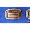 Image 6 : Belt Buckles - J.I. CASE  Nashville, Tennessee (3) /  Milwaukee, Wisconsin (1)  (See Pics)