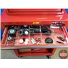 Image 7 : Waterloo Tool Chest  - Comes with and Assortment of Toy Tractor Parts / Small Drawer Organizer, etc.