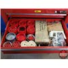 Image 8 : Waterloo Tool Chest  - Comes with and Assortment of Toy Tractor Parts / Small Drawer Organizer, etc.
