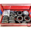 Image 9 : Waterloo Tool Chest  - Comes with and Assortment of Toy Tractor Parts / Small Drawer Organizer, etc.