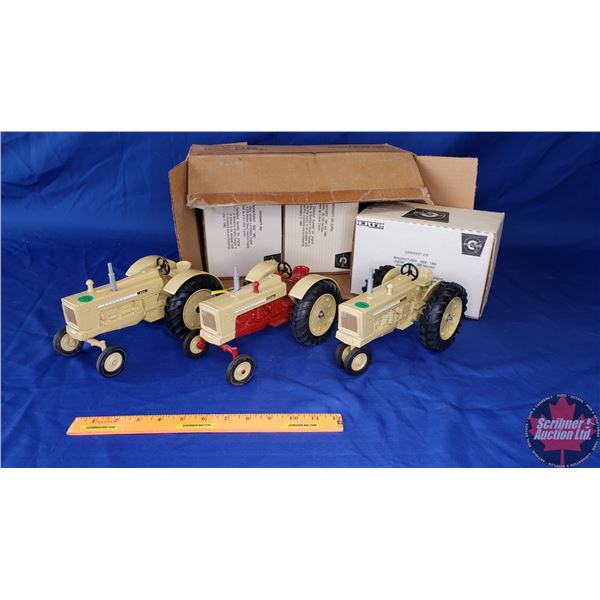 Tractor Trio - "Cockshutt 570 Super Farm Toy Museum Commemorative 1987"  "Cockshutt 570 Farm Toy Mus