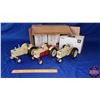Image 1 : Tractor Trio - "Cockshutt 570 Super Farm Toy Museum Commemorative 1987"  "Cockshutt 570 Farm Toy Mus