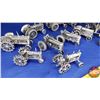 Image 2 : Tray Lot - Variety of Pewter Tractors (17)  (See Pics)