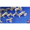 Image 5 : Tray Lot - Variety of Pewter Tractors (17)  (See Pics)