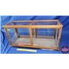 Image 1 : Table Top Showcase  Glass/Oak  (H-15", W-30", D-10")