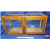 Image 3 : Table Top Showcase  Glass/Oak  (H-15", W-30", D-10")
