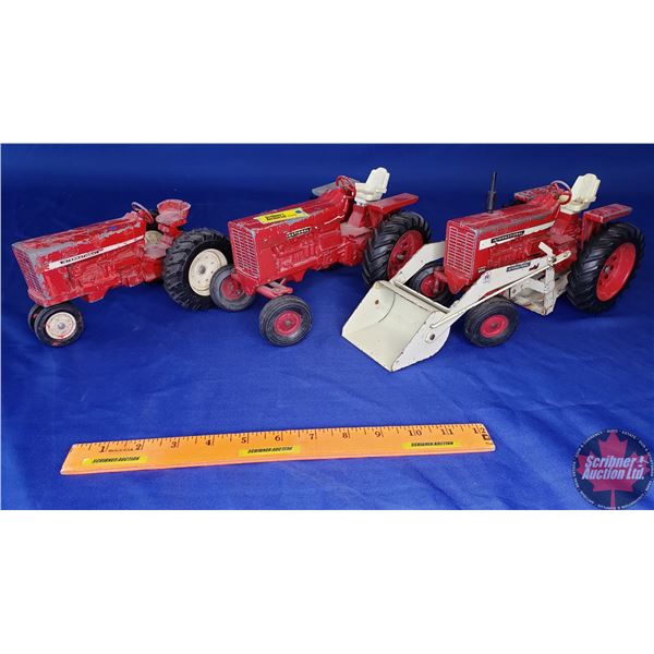 Tractor Trio - International Tractors  (Scale 1/16) (See Pics)