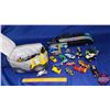 Image 1 : Variety of Hot Wheels and Matchbox Cars and Trucks in Cooler Bag (4 lbs)
