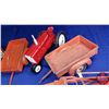 Image 3 : Tru Scale Collection - Incl: Row Crop Tractors (2),  Wagons (2),  FEL,  Beetle Back Combine