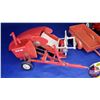Image 4 : Tru Scale Collection - Incl: Row Crop Tractors (2),  Wagons (2),  FEL,  Beetle Back Combine