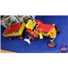 Image 2 : Fetor Wind-Up Tin Tractor and Trailer