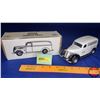 Image 1 : Locking Coin Bank w/Key : 1938 Panel Truck Bank - Limited Edition Servicegard Dealer Award(White) (S