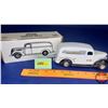 Image 3 : Locking Coin Bank w/Key : 1938 Panel Truck Bank - Limited Edition Servicegard Dealer Award(White) (S