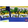 Image 3 : SIX John Deere Miniature Toy Tractors