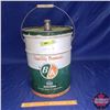 Image 1 : Metal 5 Gal Oil Pail w/Spout "B/A Oil" (16"H x 12" Dia)