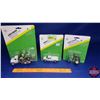 Image 1 : John Deere Die Cast Vehicles (3) Company Truck, Delivery Truck w/6400 Tractor, and a 7800 Row Crop T