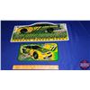 Image 1 : John Deere Motorsports - Chad Little - 97 Race Car Collector Combo : Lic Plate & Nascar Garage Area 