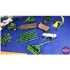 Image 2 : Tray Lot: John Deere Variety of Combines, Trucks, Implements (Incl: Double Anniversary John Deere 75
