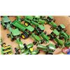 Image 3 : Tray Lot: John Variety of Tractors & Implements (Scale: 1/64) (See Pics!)