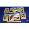 Image 1 : Tray Lot - Farm Toys : Tractors & Attachments (Scale: 1/64) (8 Pkgs) (See Pics!)