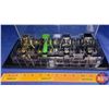 Image 2 : John Deere 8370 "Expo Tampa 2006" : 4 Piece Set (Green, Gold, Chrome & Pewter) (Scale: 1/64) (Consig