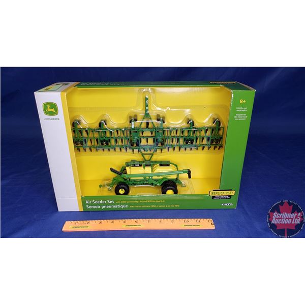 John Deere Air Seeder Set w/C850 Commodity Cart & 1870 Air-Hoe Drill (Scale: 1/64)