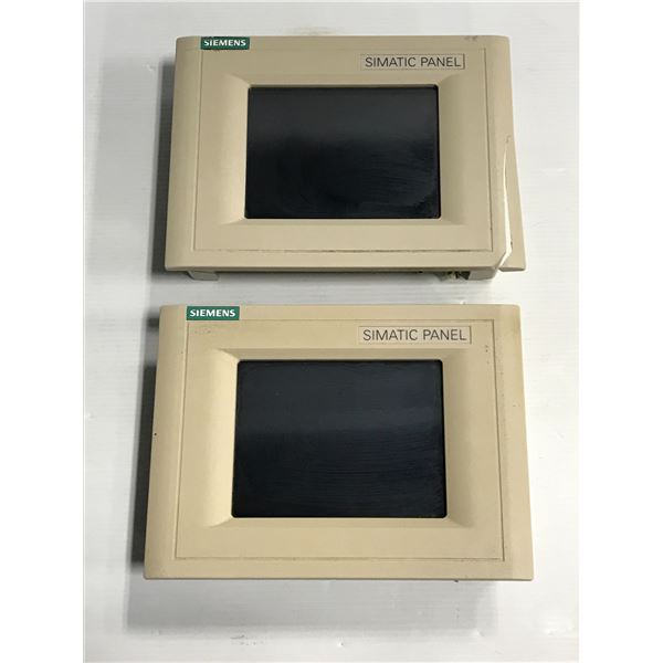 (2) Siemens 1P 6AV6 545-0BC15-2AX0 Touch Panel TP 170B Color