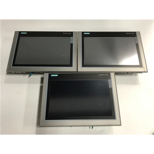 (3) - Siemens 6AV2 124-0MC01-0AX0 TP1200 Comfort Screens