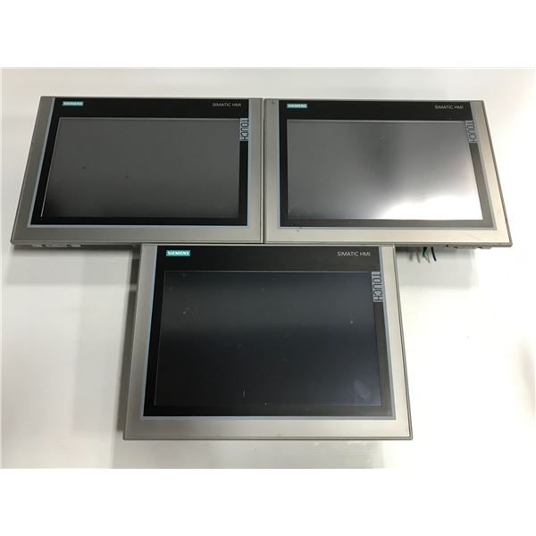 (3) - Siemens 6AV2 124-0MC01-0AX0 TP1200 Comfort Screens