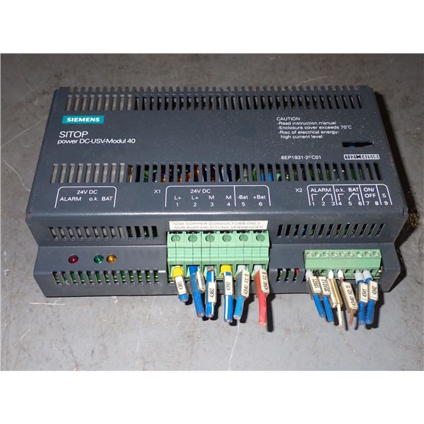 Siemens #1P 6EP1931-2FC01 Power Supply