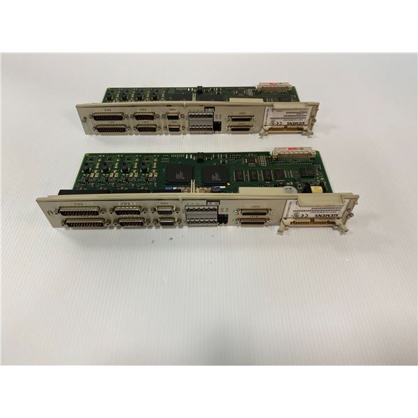 (2) Siemens # 6SN1118-0DM33-0AA1 Cards