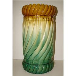 MAJOLICA STYLE UMBRELLA HOLDER