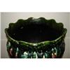 Image 3 : MAJOLICA STYLE JARDINIERE & PEDESTAL