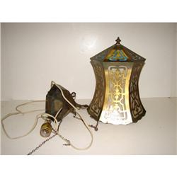 ARTS & CRAFTS STYLE HANGING LIGHT