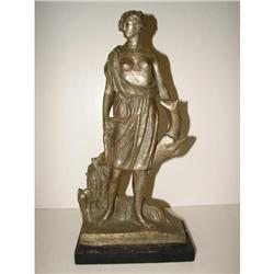 CAST RESIN STATUE OF CLASSICAL FEMALE