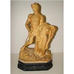 AMILCARE SANTINI CAST RESIN SCULPTURE