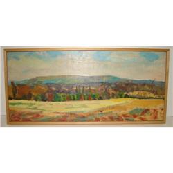 NEIL SAVAGE OIL ON BOARD PAINTING