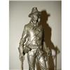 Image 6 : FRANKLIN MINT CAVALRYMAN PEWTER FIGURINE
