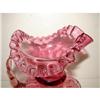 Image 4 : HAND BLOWN CRANBERRY GLASS PITCHER