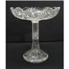 Image 1 : CUT GLASS COMPOTE